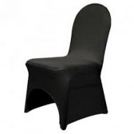 Couvre-chaise lycra noir